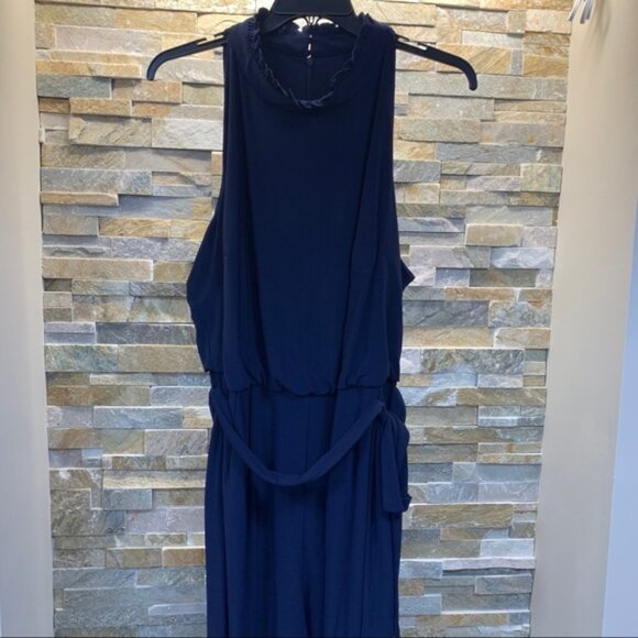 Plus Size Women's Vince Camuto Ruffle Collar Jumpsuit - Picture 3 of 10